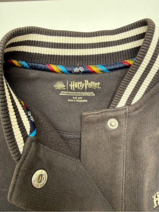 Harry Potter Black and White Hogwarts Alumni Varsity Jacket, Letterman, Bomber - Picture 10 of 12